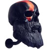 dyhngnfc Soporte de casco de calavera para motocicleta, de resina extraíble, accesorios de motocicleta, accesorios de bicicleta,