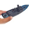 Tipmant Militar RC Naval Barco Modelo de buque de control remoto barco de juguete Lancha rápida Agua eléctrica Niños Cumpleaños