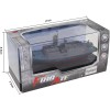 Tipmant Militar RC Naval Barco Modelo de buque de control remoto barco de juguete Lancha rápida Agua eléctrica Niños Cumpleaños