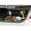 Accesorios de motocicleta - Kit de cepillo de taladro blanco suave con extensión - Lavado de autos - Suministros de limpieza -