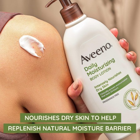 Aveeno – Loción Corporal Hidratante Diaria con Avena Calmante y Ricos Emolientes para Nutrir la Piel Seca