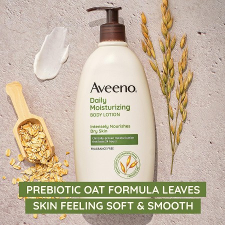 Aveeno – Loción Corporal Hidratante Diaria con Avena Calmante y Ricos Emolientes para Nutrir la Piel Seca