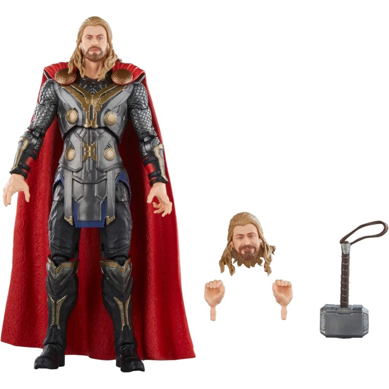 Marvel Hasbro Legends Series Thor, Thor: The Dark World Figuras de acción coleccionables de 6 pulgadas, figuras de acción de