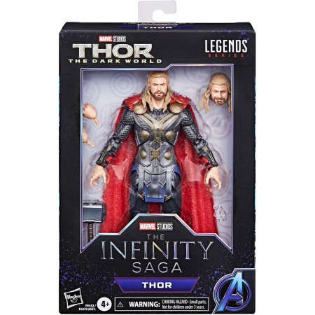 Marvel Hasbro Legends Series Thor, Thor: The Dark World Figuras de acción coleccionables de 6 pulgadas, figuras de acción de