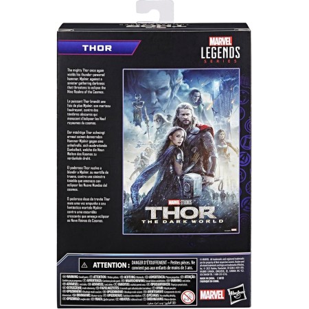 Marvel Hasbro Legends Series Thor, Thor: The Dark World Figuras de acción coleccionables de 6 pulgadas, figuras de acción de