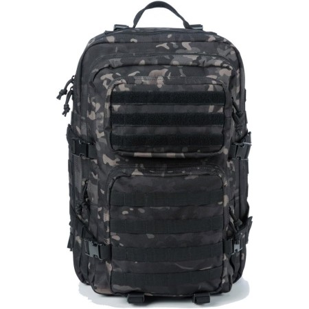 Reebow Gear Mochila táctica militar, grande, bolsa de emergencia con capacidad hasta para 3 días, Molle, negro