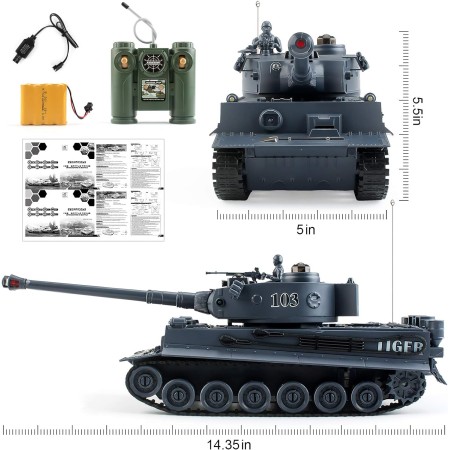 Tanque EAHUMM Rc, 1:28 M1A2, Tanque del ejercito americano, juguete para chicos, control remoto de 9 canales, vehículo con