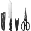 Bisgear Utensilios de cocina para campamento, utensilios de cocina, organizador de barbacoa, kit de desorden de viaje con funda