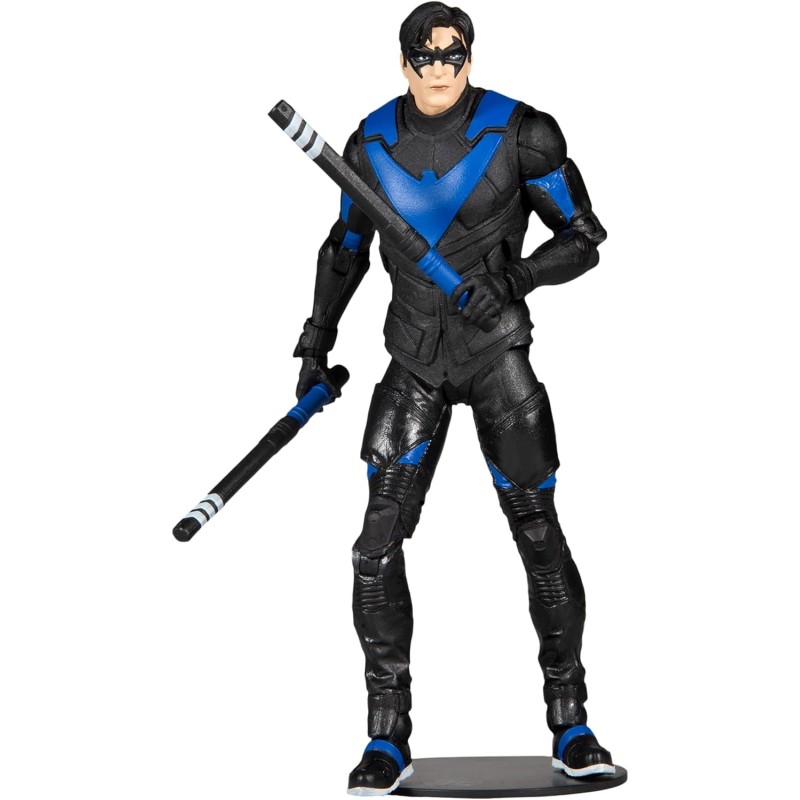 McFarlane Toys - DC Multiverse Nightwing (Gotham Knights) Figura de acción de 7 pulgadas con accesorios