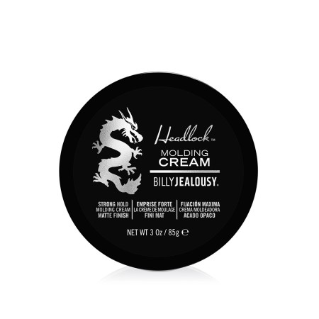 Billy Jealousy Headlock - Crema para moldear el cabello, crema de peinado para hombres con fuerte sujeción durante todo el día,