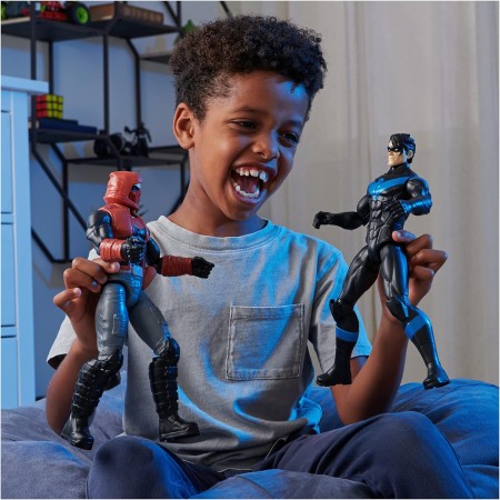 DC Comics, Figura de acción de Batman de 12 pulgadas, juguetes para niños y niñas a partir de 3 años