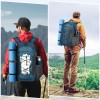 RAINSMORE Mochila de senderismo impermeable de 40 L, mochila de camping ligera y plegable para mujeres y hombres, mochila de