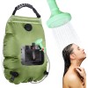 Unniweei Solar Portable Shower Bag, 5 Gal/20L Solar Heating Camping Shower Bag with Removable Hose&On-Off Switchable Shower