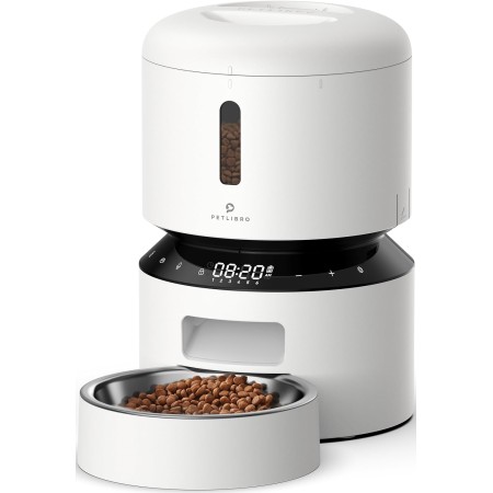 PETLIBRO Dispensador automático de alimentos para gatos, alimentador WiFi 5G con control de aplicación para alimentación remota,