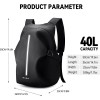 WEPLAN Mochila de motocicleta,Mochila impermeable para casco para hombres,Accesorios de motocicleta,Mochila de viaje