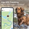 Tractive Rastreador GPS impermeable para perros: ubicación y actividad, rango ilimitado y funciona con cualquier collar (color