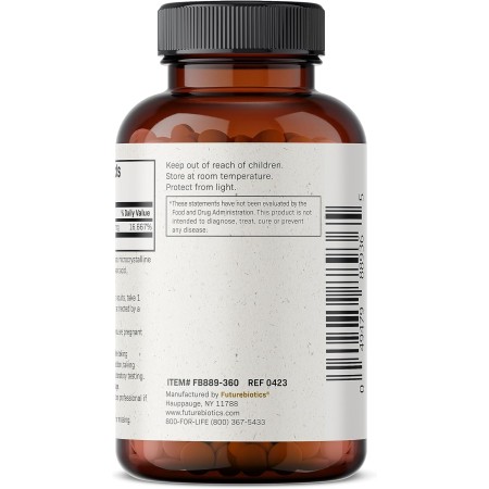 Futurebiotics Biotin 5000 MCG apoya la producción saludable de cabello, piel, uñas y energía sin OMG, 360 tabletas vegetarianas