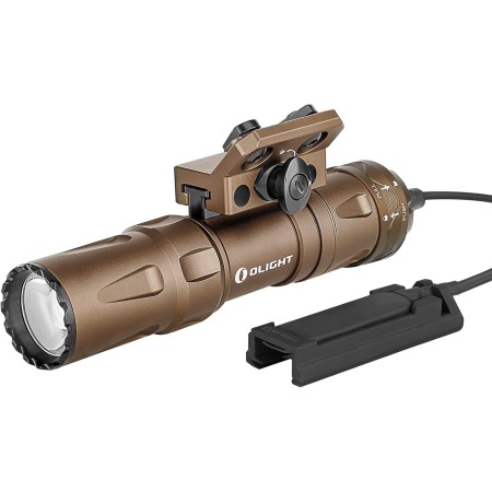 OLIGHT Odin Mini 1250 Lumens Ultra Compact Rechargeable Mlok Mount Weaponlight, Removable Slide Rail Mount and Remote Switch,