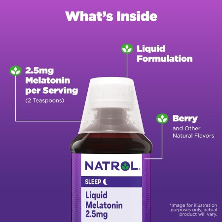 Natrol Tintura líquida de melatonina, te ayuda a dormir más rápido, permanecer dormido más tiempo, absorción más rápida, 100%