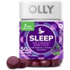 Olly sueño reparador Gummy Suplementos, Blackberry Zen, 50 Count