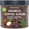 100% Natural Arabica Café Scrub 12 onzas) Con Café Orgánico, Coco y manteca de karité – Mejor Tratamiento acné, Anti Celulitis y