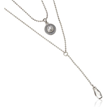 Lucky Brand Womens Pearl Delicate Necklace