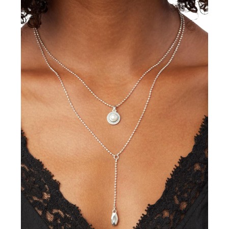 Lucky Brand Womens Pearl Delicate Necklace