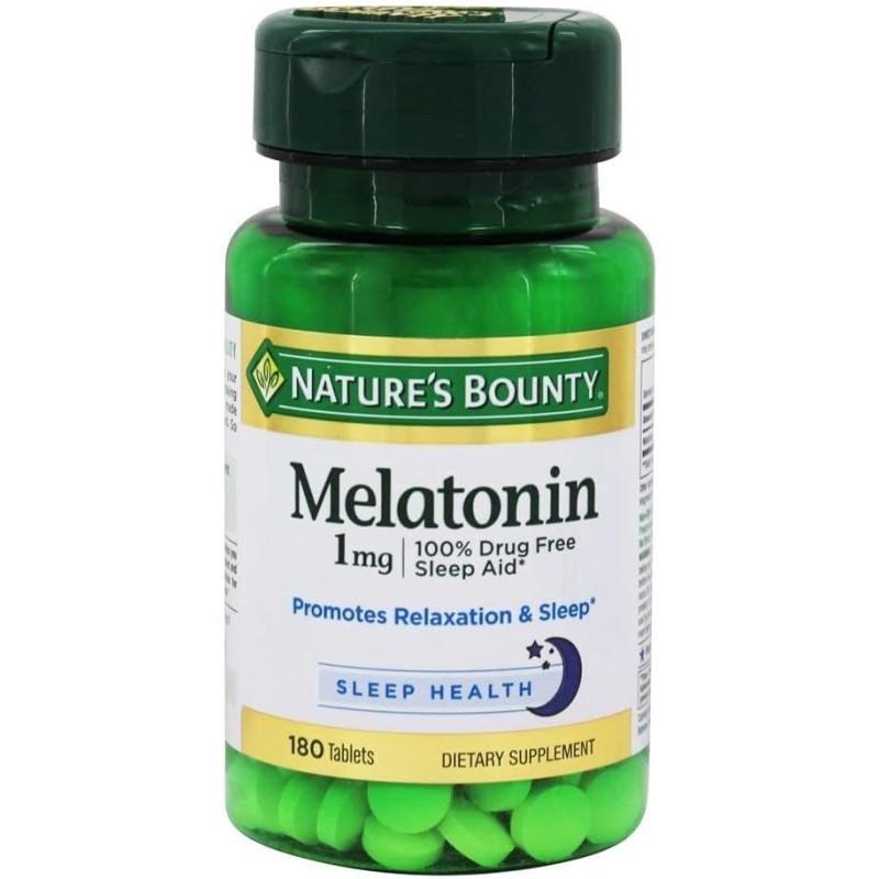 Comprimidos de melatonina Nature's Bounty, 0.0001 oz, disolución rápida, MELATONIN448407, 1, 1