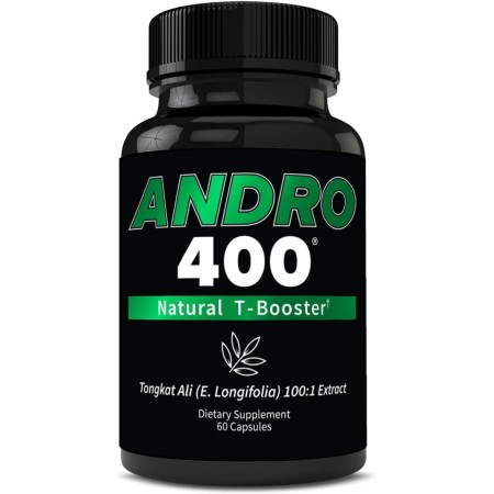 Andro400 Suplemento Max Natural T Support para hombres, con Tongkat Ali, paquete de 3, 180 unidades, fabricado en Estados Unidos