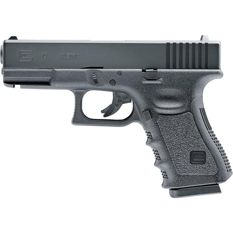 Glock Gen 3 G19 .177 - Pistola de calibre (acero), Paquete de 10