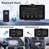 Camecho Apple Carplay inalámbrico y Android Auto, estéreo portátil de 7 pulgadas con pantalla táctil para automóvil con Apple