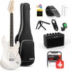 Donner DST-152R HSS Kit para principiantes de guitarra eléctrica de 39 pulgadas, con bobina de pastilla dividida, con