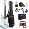 Donner DST-152R HSS Kit para principiantes de guitarra eléctrica de 39 pulgadas, con bobina de pastilla dividida, con