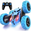 Coche de acrobacias a control remoto, 90 minutos de tiempo de reproducción, 2.4 GHz, doble cara, 360 ° giratorio RC Crawler con