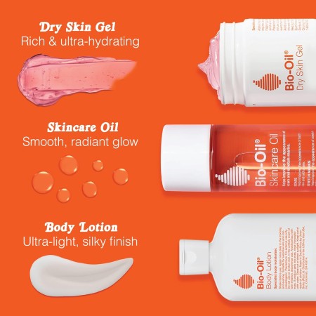 Bio-Oil Juego de cuidado de la piel, kit de prueba para cicatrices, estrías y piel seca, kit de tamaño de viaje de 3 piezas,