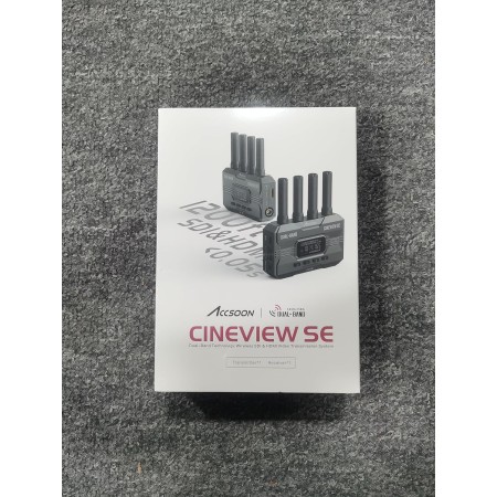 ACCSOON CineView SE patentado 2.4GHz+5GHz Tecnología de doble banda SDI y HDMI Sistema de transmisión de video inalámbrico,