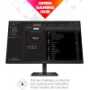 HP OMEN 27q QHD 165Hz Monitor para juegos, pantalla QHD (2560 x 1440), panel IPS, 99% sRGB, 95% DCI-P3, 16:9, tecnología AMD