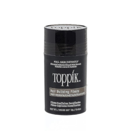 Toppik - Fibras de construcción para el cabello, 0.42 onzas (12 g), relleno de cabello fino o delgado, cabello instantáneamente