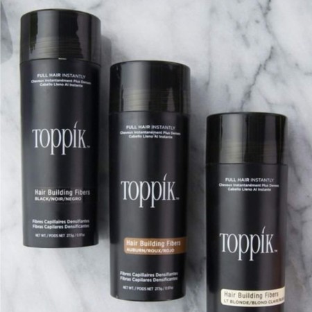 Toppik - Fibras de construcción para el cabello, 0.42 onzas (12 g), relleno de cabello fino o delgado, cabello instantáneamente