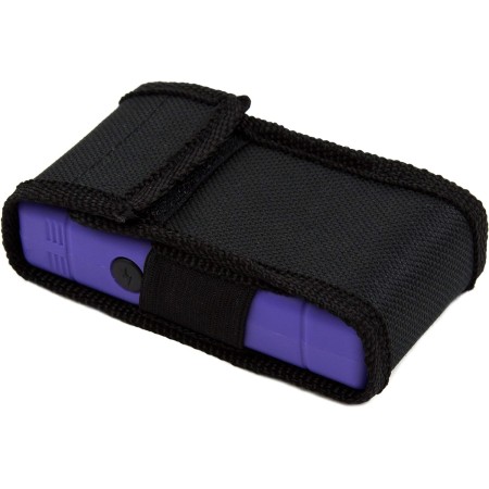 POLICE Stun Gun 800 - Mini Recarga con Linterna LED - Morado