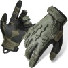 ZUNE LOTOO Full Finger Tactical Gloves for Men, Touchscreen Motorcycle Gloves with TPR Impact Protective, Kevlar-Lined, EVA Palm