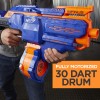 Infinus Nerf N-Strike - Bláster motorizado de élite con tecnología Speed-Load, tambor de 30 dardos y 30 dardos oficiales Nerf