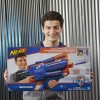 Infinus Nerf N-Strike - Bláster motorizado de élite con tecnología Speed-Load, tambor de 30 dardos y 30 dardos oficiales Nerf