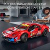 LEGO Technic Ferrari 488 GTE "AF Corse 51" 42125 - Champion GT Series Sports Race Car, kit exclusivo de modelo coleccionable,