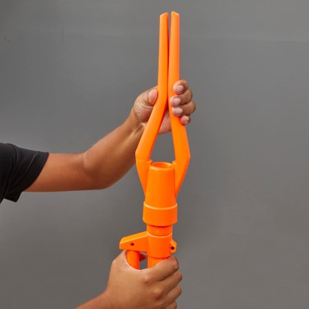 NERF Star Wars Amban Phase-Pulse Blaster, The Mandalorian, Scope, 10 dardos oficiales de élite, carga de nalgas, 50.25 pulgadas