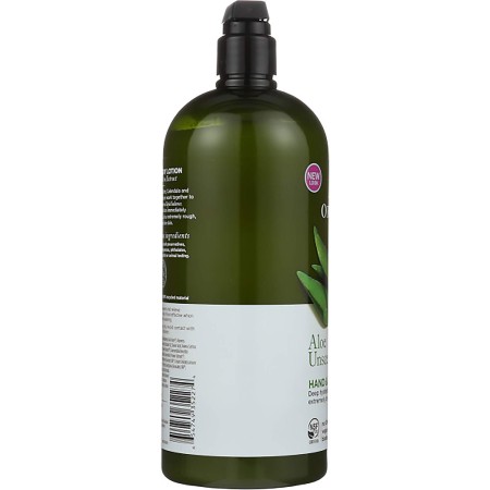 Avalon Organics Loción para manos y cuerpo, aloe sin perfume, 32 onzas