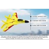 ColdBreezes - Avión de control remoto ZY-530PRO| Control remoto de 2 canales 2.4 GHZ, equilibrio automático fácil de volar |