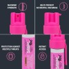 SABRE RED Compact Pepper Spray, Max Police Strength OC Spray with UV Dye, Compact Belt Clip For Easy Carry & Fast Access,