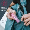 SABRE RED Compact Pepper Spray, Max Police Strength OC Spray with UV Dye, Compact Belt Clip For Easy Carry & Fast Access,