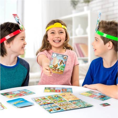 Juego de HedBanz, la edición puede variar, Original, Rojo